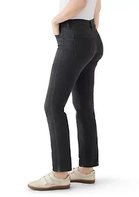 Women's Mid Rise Straight Jeans