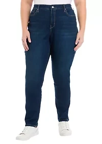 Plus High Rise Skinny Jeans