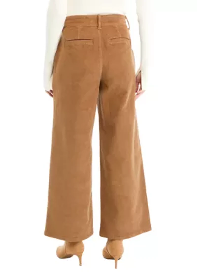 Petite Corduroy Trouser Pants