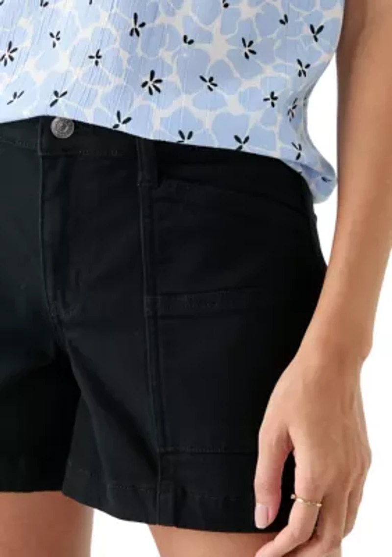 Women's Mid Rise Utility Shorts