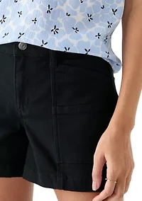 Women's Mid Rise Utility Shorts