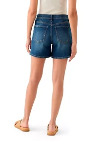 Women's Tie Waist Long Shorts