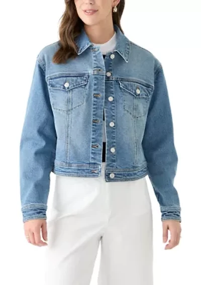 Women's Cropped Denim Jacket