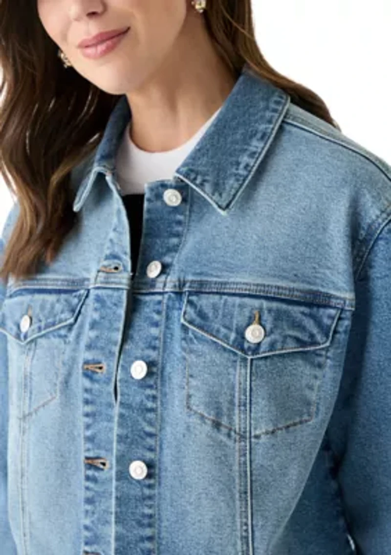 Women's Cropped Denim Jacket