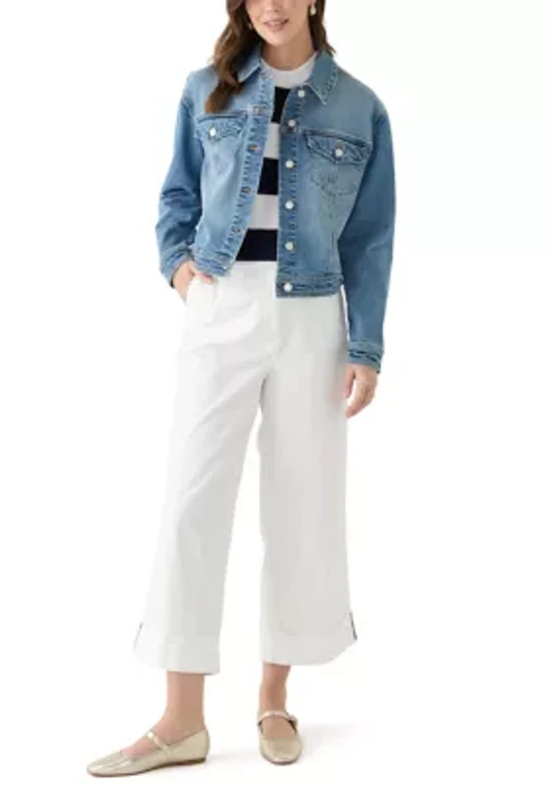 Women's Cropped Denim Jacket