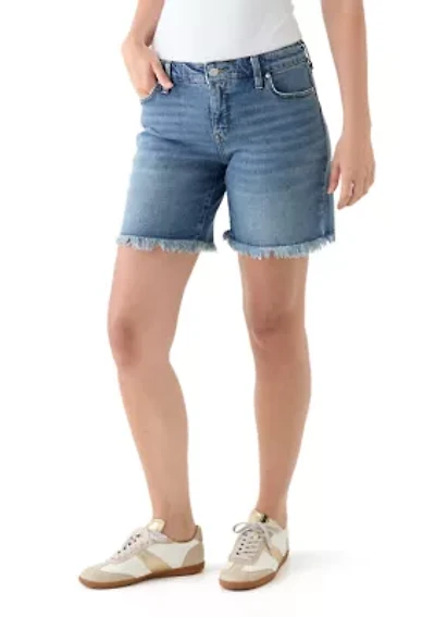 Women's Mid Rise 7" Relaxed Boyfriend Shorts
