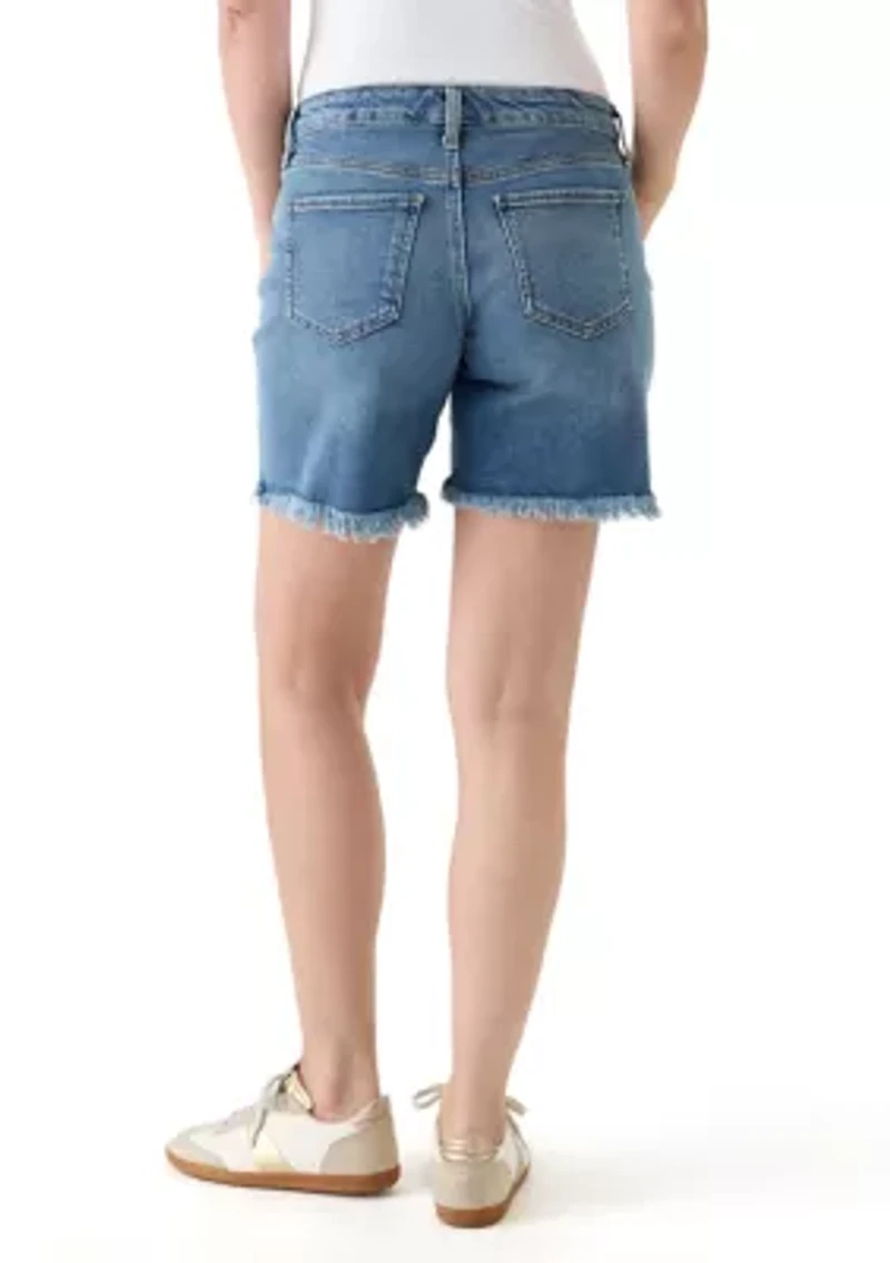 Women's Mid Rise 7" Relaxed Boyfriend Shorts
