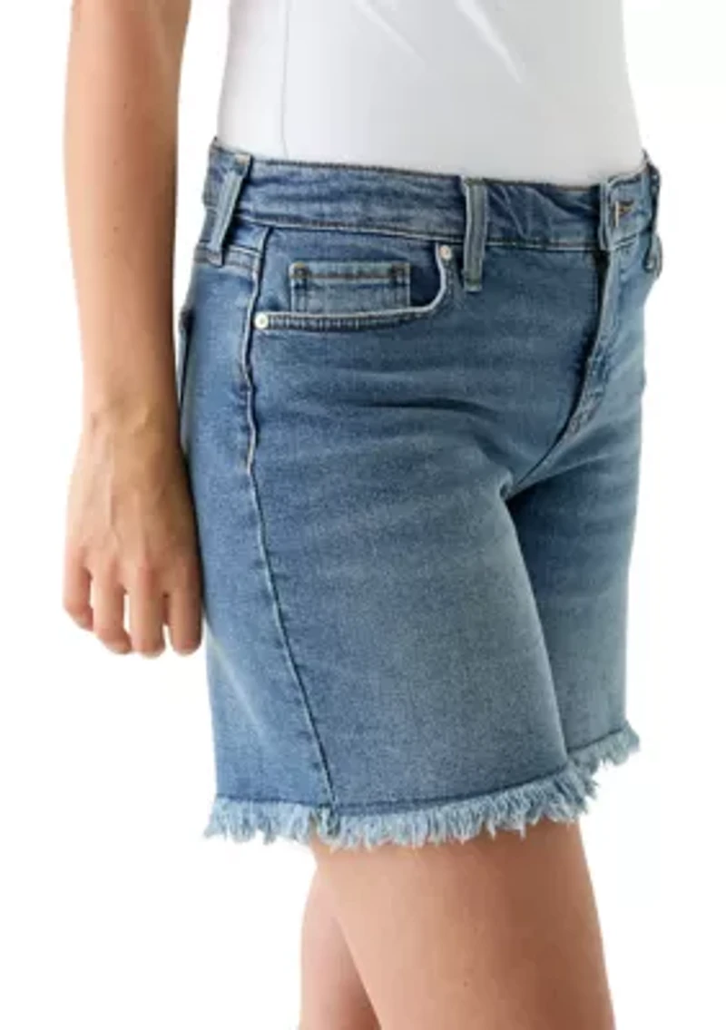 Women's Mid Rise 7" Relaxed Boyfriend Shorts