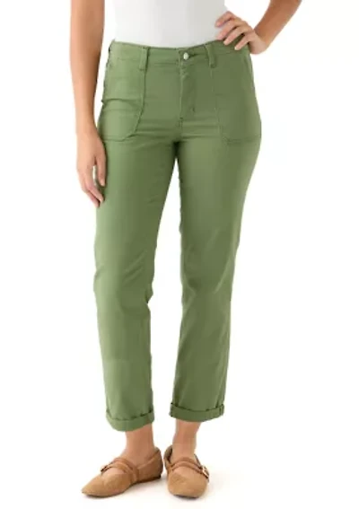 Women's Roll Cuff Ankle Pants