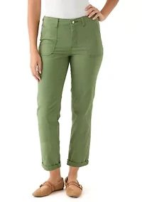 Women's Roll Cuff Ankle Pants