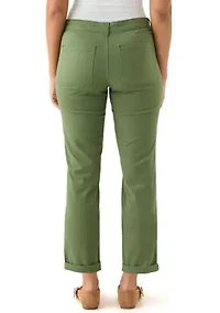 Women's Roll Cuff Ankle Pants