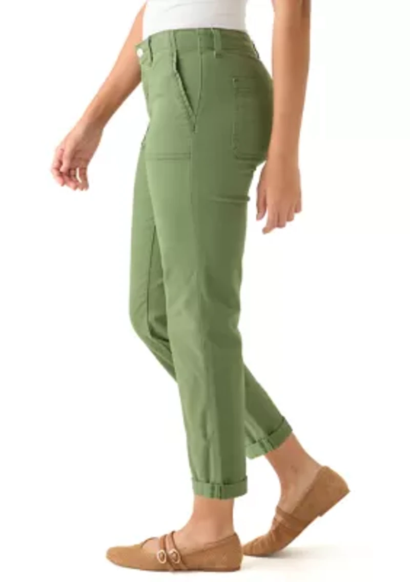 Women's Roll Cuff Ankle Pants