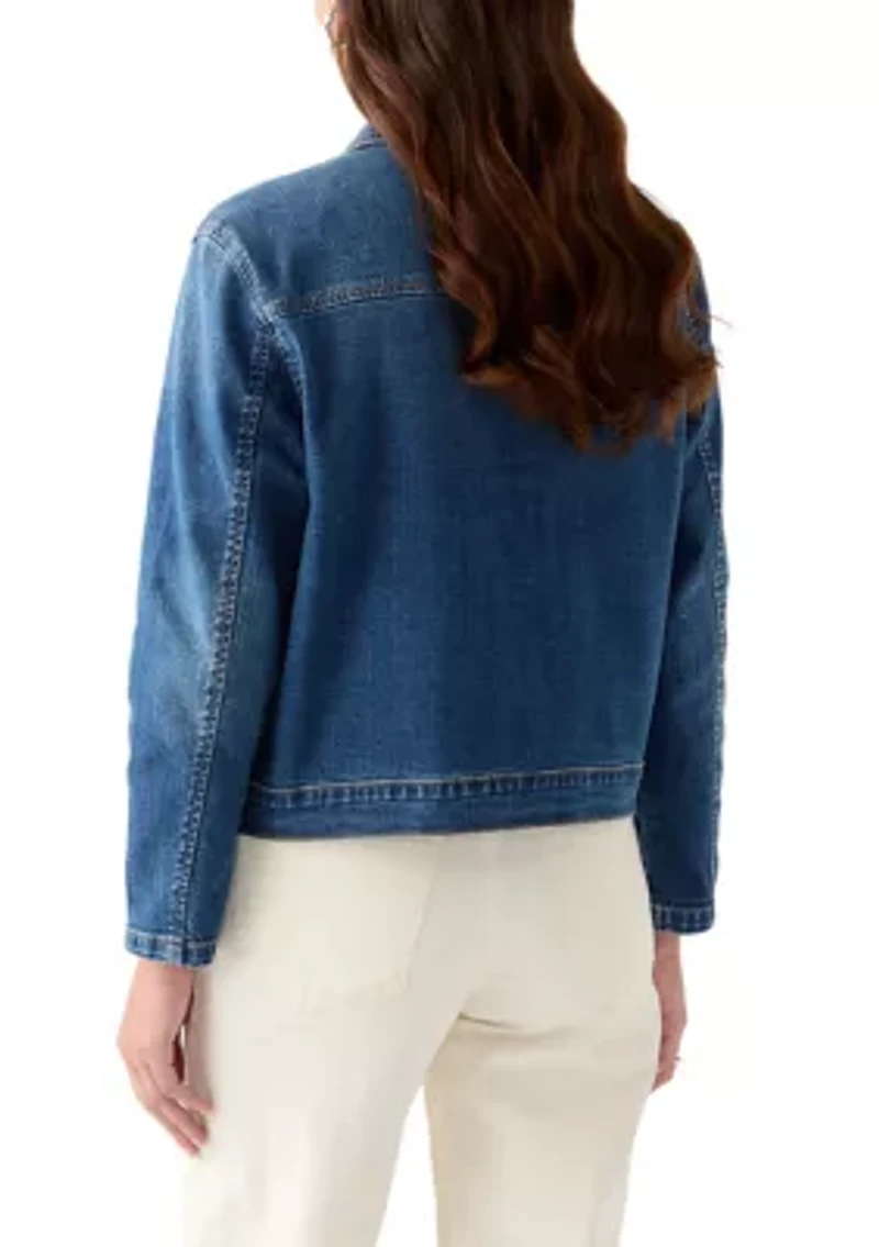 Women's Patch Pocket Denim Jacket