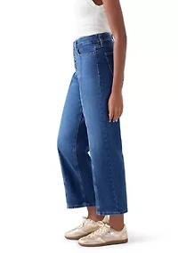 Women’s Straight-Leg Seamed Front Ankle Jeans