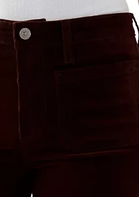 Women's High Rise Pocket Wide Leg Boyfriend Jeans