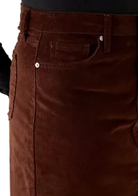 Women's High Rise Corduroy Skirt