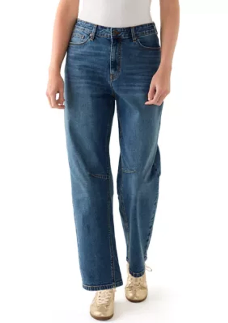 Women's Barrel Leg Jeans