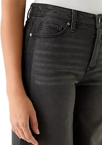 Women's High Rise Relaxed Wide Leg Tuxedo Jeans