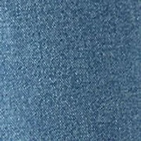 Plus Wide Leg Crop Denim Pants with Rope Belt