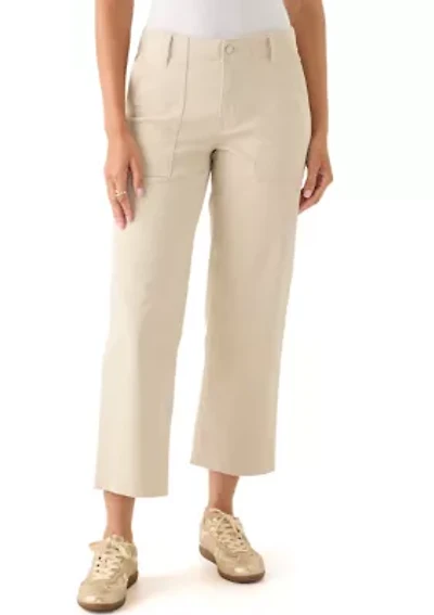 Women's Raw Edge Cropped Pants