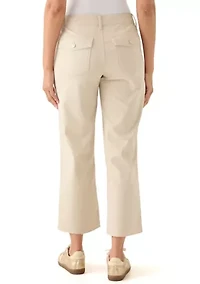 Women's Raw Edge Cropped Pants