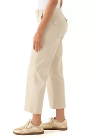 Women's Raw Edge Cropped Pants