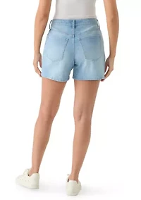 Women's High Rise 5" Embroidered Shorts