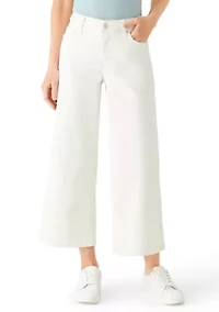 Women's Wide Leg Cropped Jeans