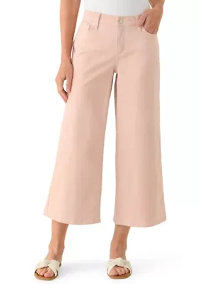 Women's Wide Leg Cropped Jeans