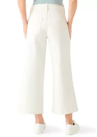 Women's Wide Leg Cropped Jeans
