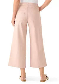 Women's Wide Leg Cropped Jeans