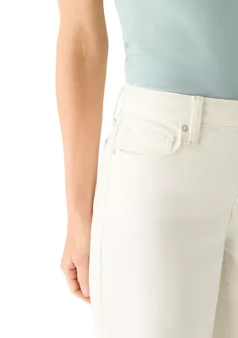 Women's Wide Leg Cropped Jeans