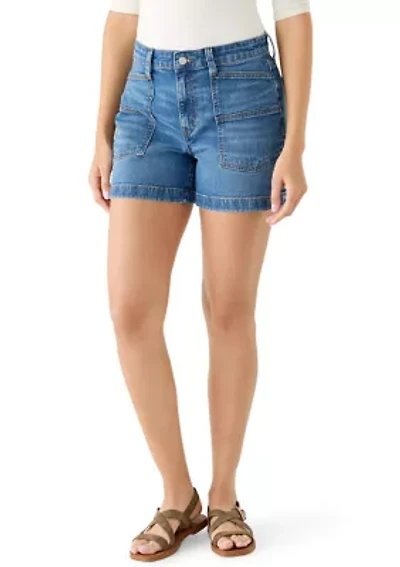 Women's High Rise Utility Shorts
