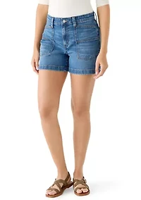 Women's High Rise Utility Shorts