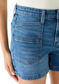 Women's High Rise Utility Shorts