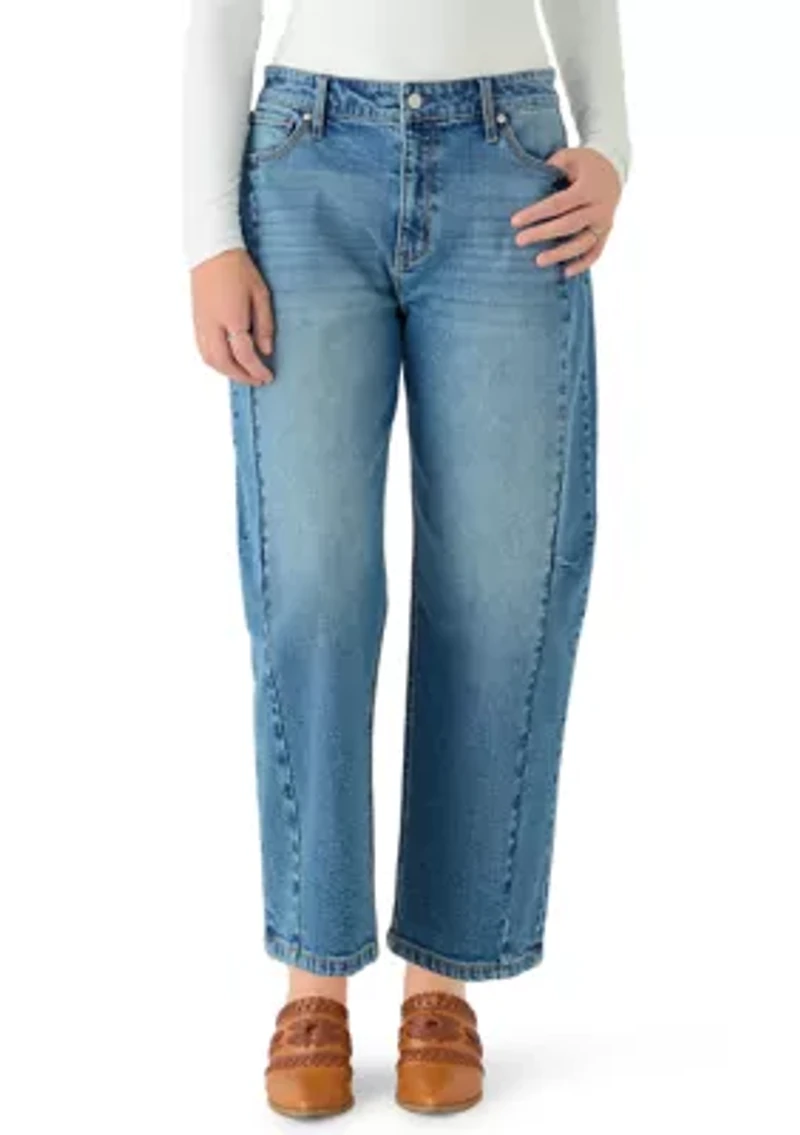 Women's Denim Barrel Jeans