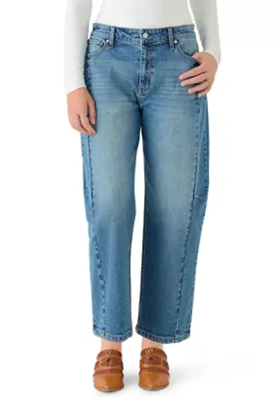 Women's Denim Barrel Jeans