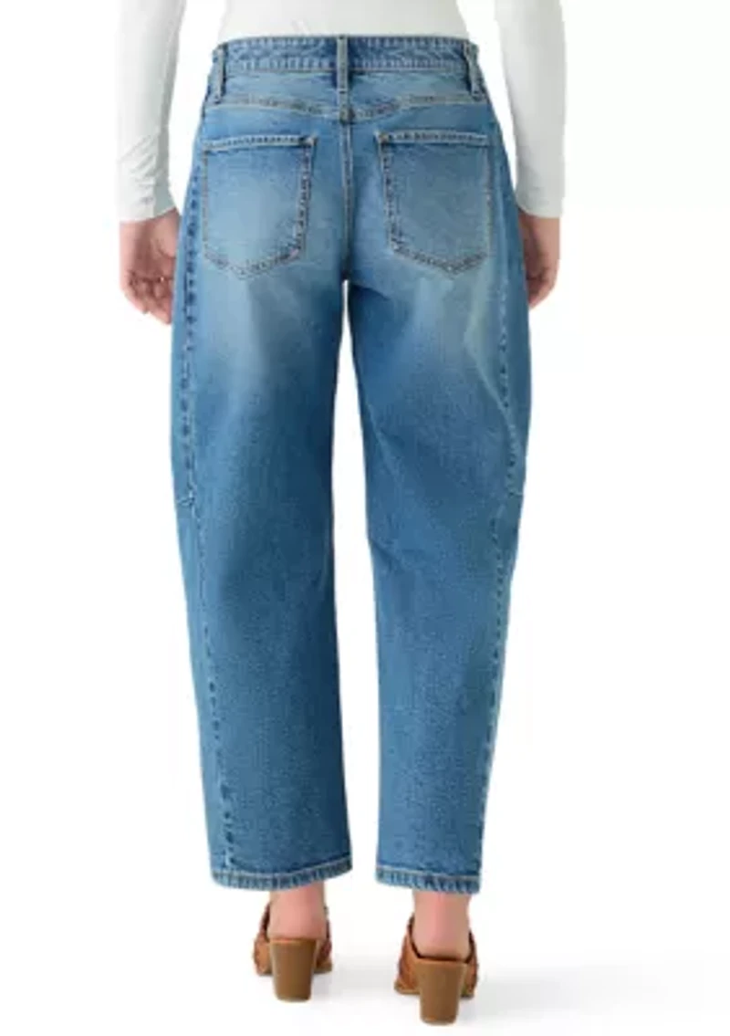 Women's Denim Barrel Jeans