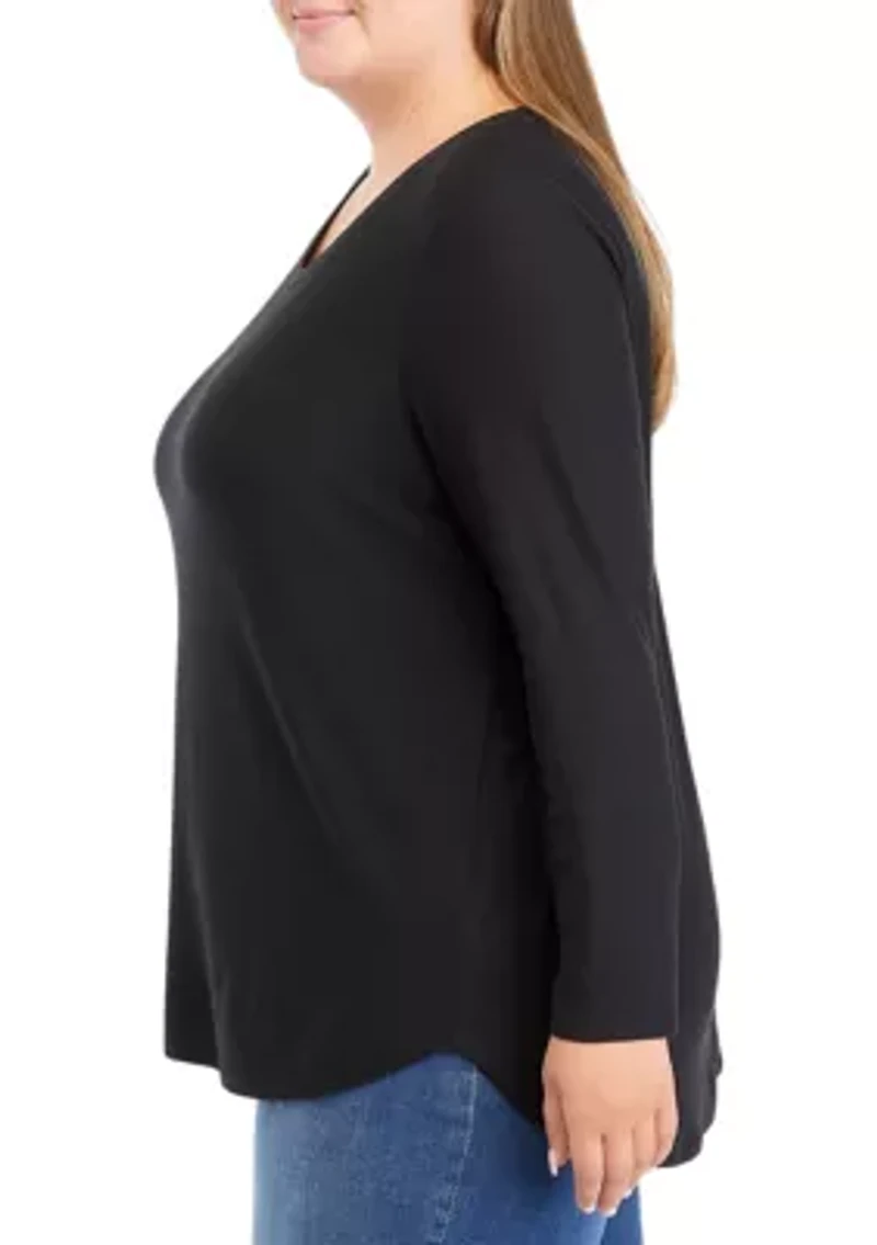 Plus Long Sleeve Yummy T-Shirt