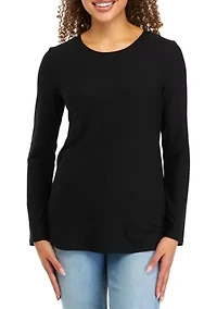 Juniors' Long Sleeve Yummy T-Shirt