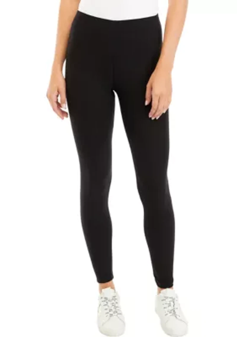 Juniors' Elastic Waist Leggings