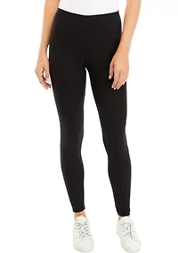 Juniors' Elastic Waist Leggings