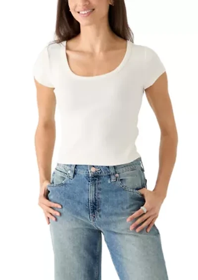 Women's Short Sleeve Scoop Neck T-Shirt
