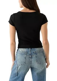Women's Short Sleeve Scoop Neck T-Shirt