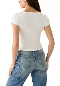 Women's Short Sleeve Scoop Neck T-Shirt