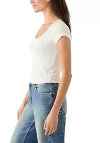 Women's Short Sleeve Scoop Neck T-Shirt