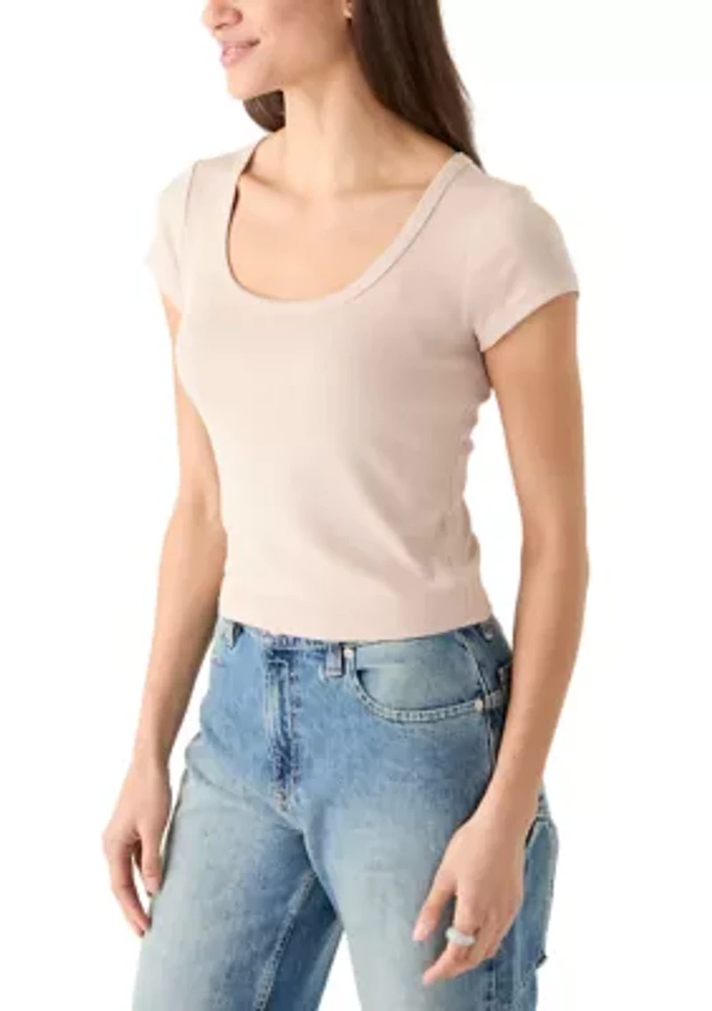 Women's Short Sleeve Scoop Neck T-Shirt