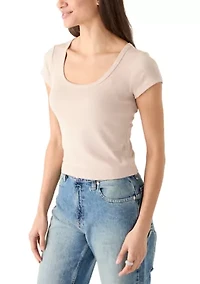 Women's Short Sleeve Scoop Neck T-Shirt