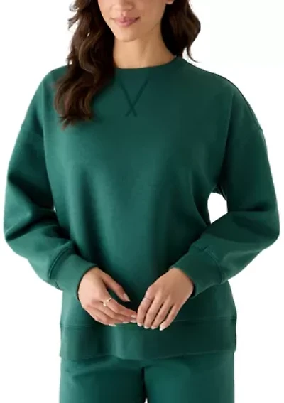Women's Crew Neck Drop Shoulder Sweatshirt
