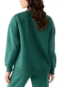 Women's Crew Neck Drop Shoulder Sweatshirt